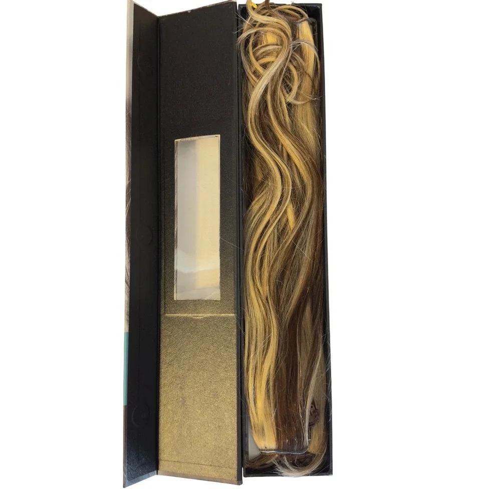 554 |‎ NEW SHE Clip & Go Remy Human Hair Clip In Extensions 18